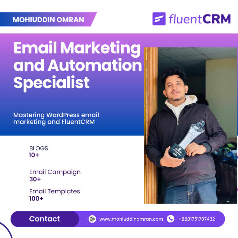 Mohiuddin Omran Writing for FLuentCRM