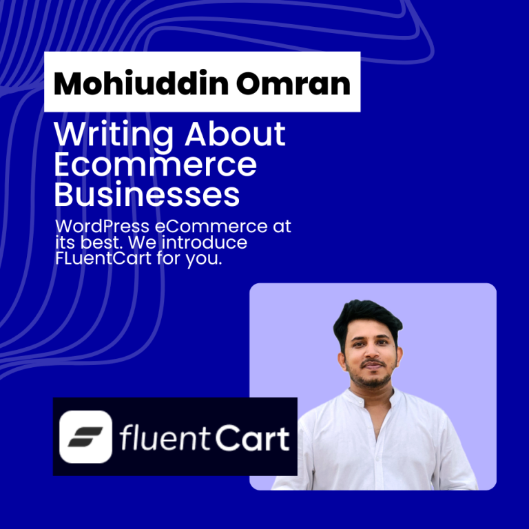 Mohiuddin Omran- Writer at FluentCart