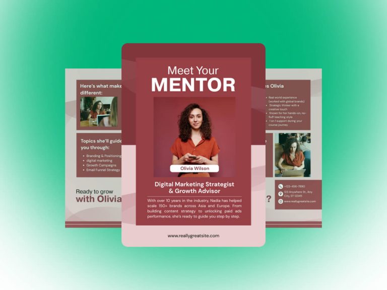 Meet your mentor portfolio email thumbnail